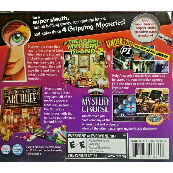 Y2k Lot 40+ Viva Legacy Hidden Object Mysteries Mystery Adventure PC Game CD-ROM - Picture 9 of 11